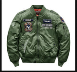 Men's MA-1 Flight Bomber Jacket | Classic Military Cargo Style Coat