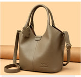 Brand High Quality Soft Leather Large Capacity Top-handle Bags Female Handbags Women Shoulder Crossbody Totes Messanger Bag Sac
