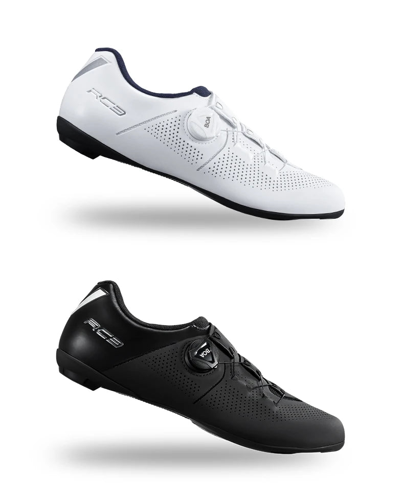 Shimano RC302 Road Bike Lock Shoes with BOA System for Cycling Shimano RC3 Road Bicycle Riding Shoes