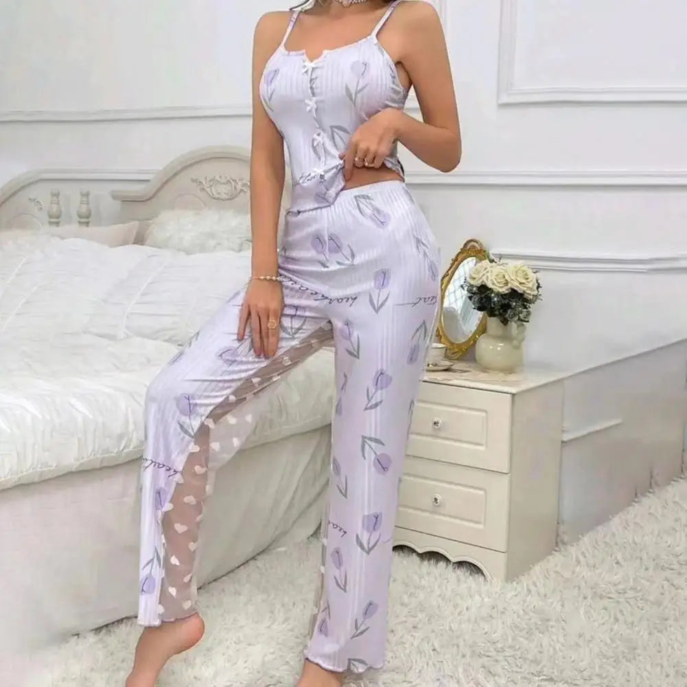 Heart Print Homewear Set