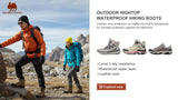 GOLDEN CAMEL Hiking Shoes for Men Waterproof Outdoor Low-top Hiking Boots Leather Men's Trekking Shoes Walking Male Sneakers New