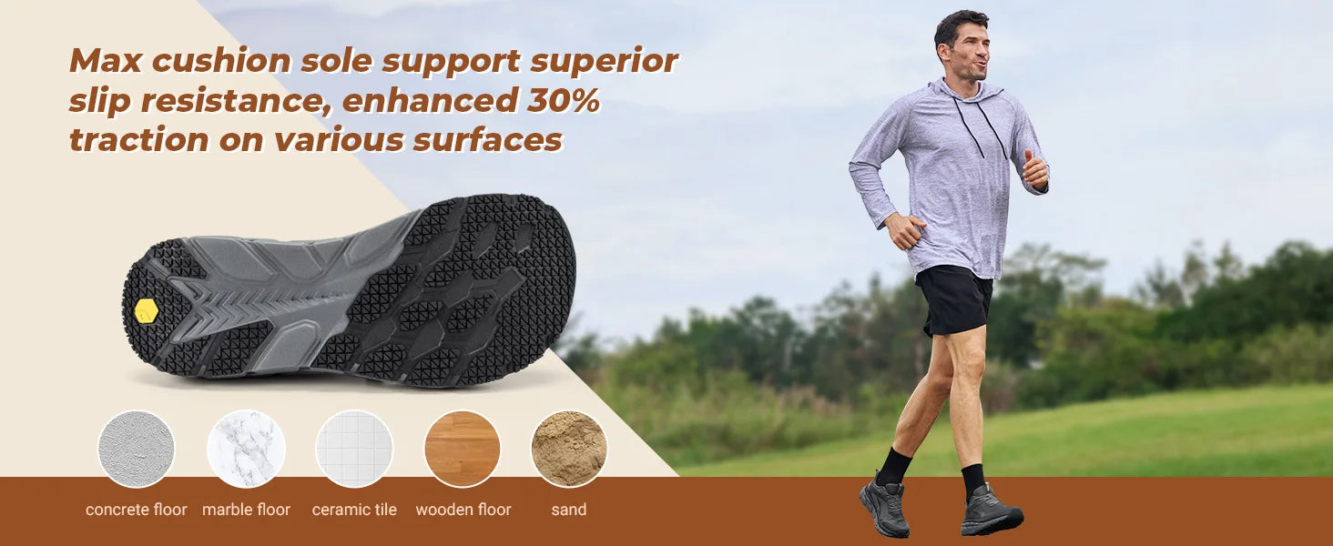 FitVille Wide Toe Box Running Shoes for Men | FlowCore V2