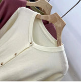 Classic O-Neck Knit Cardigan