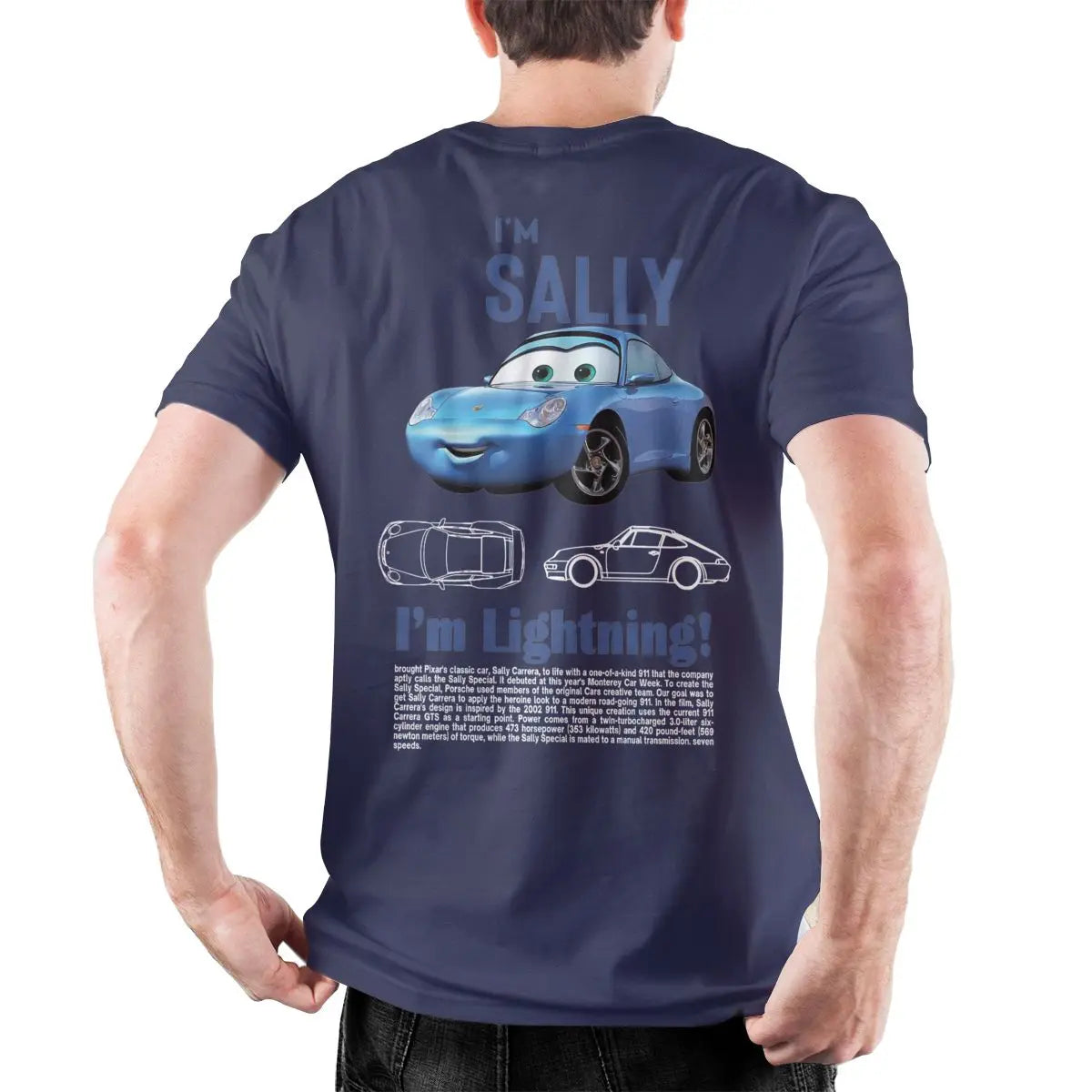 Men Sally I'm Lightning Cars T Shirts Lightning McQueen Graphic Tee