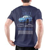 Men Sally I'm Lightning Cars T Shirts Lightning McQueen Graphic Tee