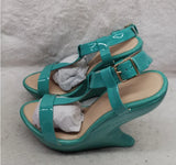 Strange Style Heel Women Novelty Shoes Metallic Leather Fashion High Heels Slingback T-Tied Mixed Color Summer Sandals