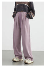 Women's High-Waisted Drawstring Wide-Leg Pants