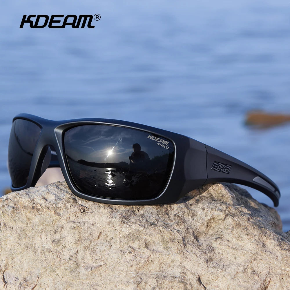 KDEAM Men's Polarized Cycling Sunglasses – TR90 Frame