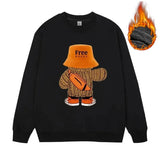 Men's Plus Size Fleece Sweatshirt XL–7XL