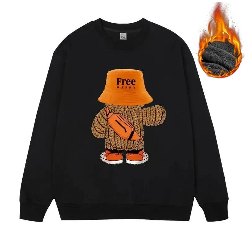 Men's Plus Size Fleece Sweatshirt XL–7XL