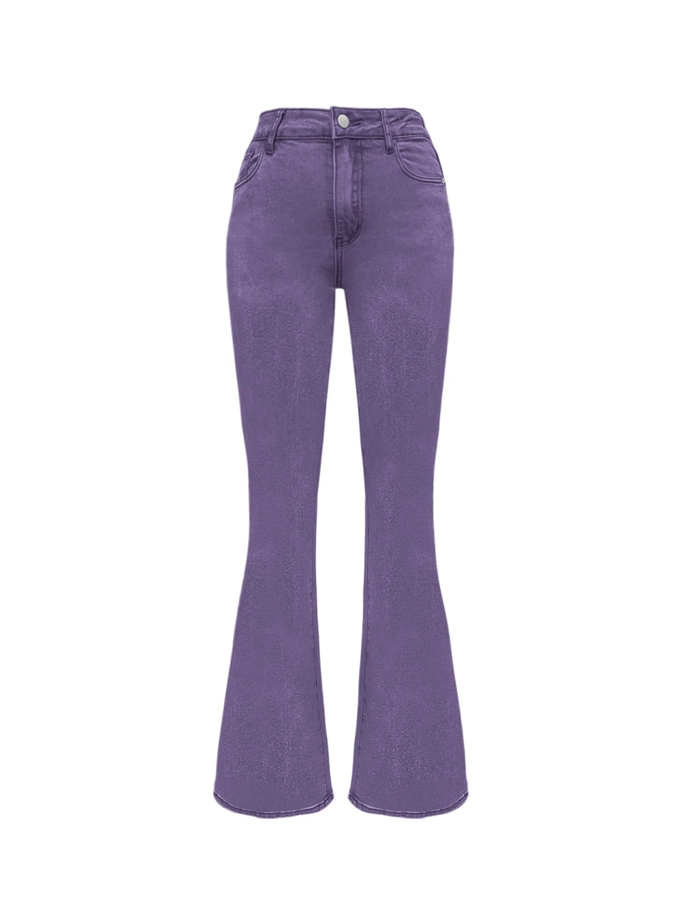 Women's Y2K Wide-Leg Bootcut Jeans – High Waist
