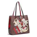 Women's Work 2024 Seasons New Leisure Personalized Tote Bag Fashion Underarm Bag Retro Large Capacity Shoulder Bag