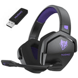 NUBWO G06 Dual Wireless Headsets Gamer 2.4GHz Bluetooth 5.3 Gaming Headphones with Microphone for PS5, PS4, PC, Mobile, Switch