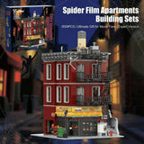 Spider Deli Apartment Building Blocks With 11 Figures Films Classic City Modular Assembly Model Kit Creative Toys Gifts 3559PCS