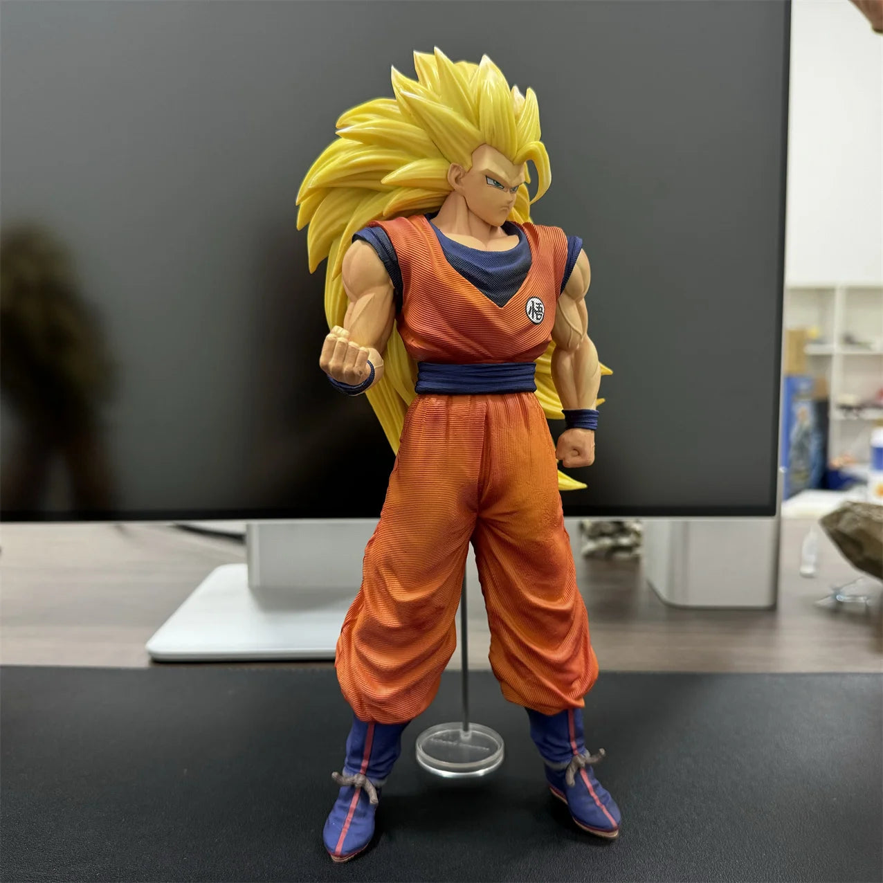 Dragon Ball Z Son Goku SSJ3 Figure Super Saiyan 3 Goku Action Figures 30CM PVC Statue Collection Model Toys Gifts