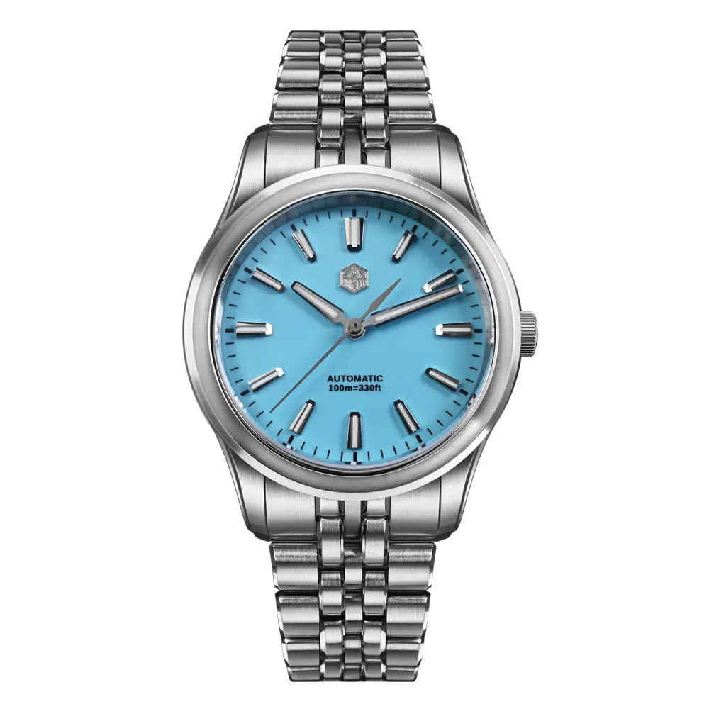 San Martin Gada Classic Enamel Dial Dress Watch SN0144