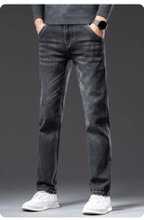 Men’s Classic Straight-Leg Stretch Jeans