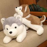Cute Lying Husky Plush Pillow