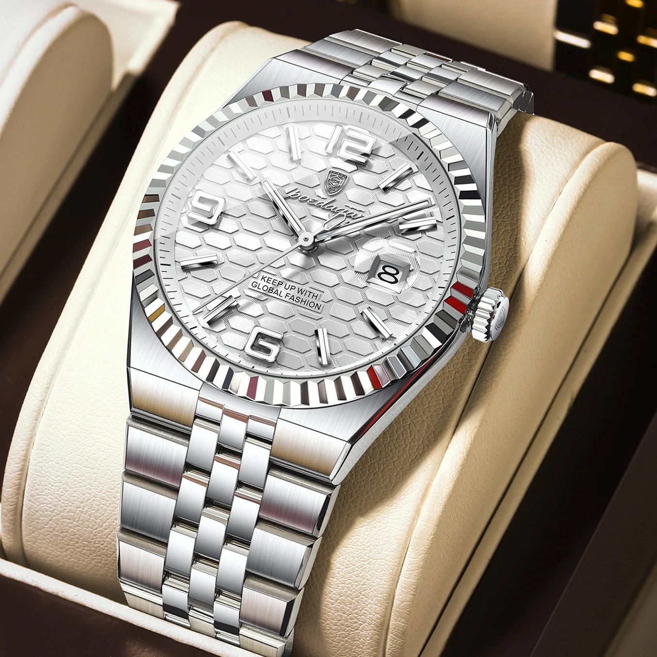 POEDAGAR 839 Men's Luxury Quartz Watch | Luminous & Waterproof