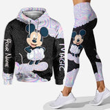 Disney Mickey & Minnie Mouse Hoodie & Leggings Set | Women's Athletic Tracksuit