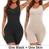 USA-Made Seamless Full Coverage Body Shaper – Firm Control Thigh Slimming Bodysuit