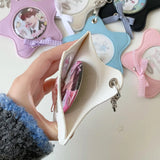 Y2K Korean Fashion Star Bag Pendant Cute Idol 3in Photo Storage Card Album Card Holder Women Decorative Accessories KeychainGift