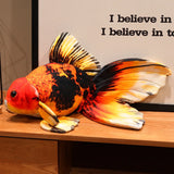 Goldfish  Lucky Koi Animals Plush Toys  Goldfish Cartoon Sift Dolls Kids Birthday Gifts Decor Throw Pillow Home Decor