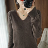 Women’s Lace V-Neck Knit Sweater