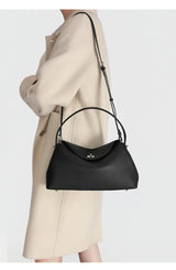 Women's genuine leather handbag fashionable retro designer luxury bag high-quality cowhide large capacity casual shopping bag