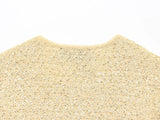 Sequin Knitted Jacket & Camisole Set - Summer Office Wear