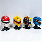 2026 Popular Racing Car Fleet Racing Driver Lewis Hamilton Charles Leclerc Oscar Piastri Lando Norris Helmet Bricks Model Toys