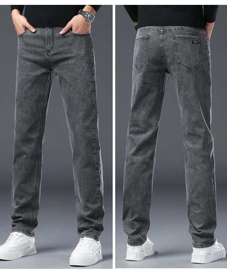 Men's Stretch Straight-Leg Jeans