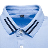 AIOPEON Men's 100% Cotton Polo Shirt – Refined Casual Style