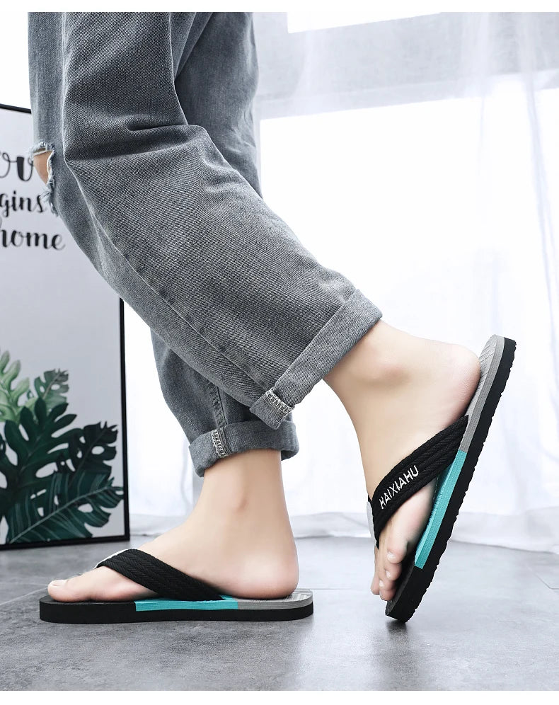 Men's EVA Flip Flops — Lightweight Non-Slip Beach & Indoor Slides