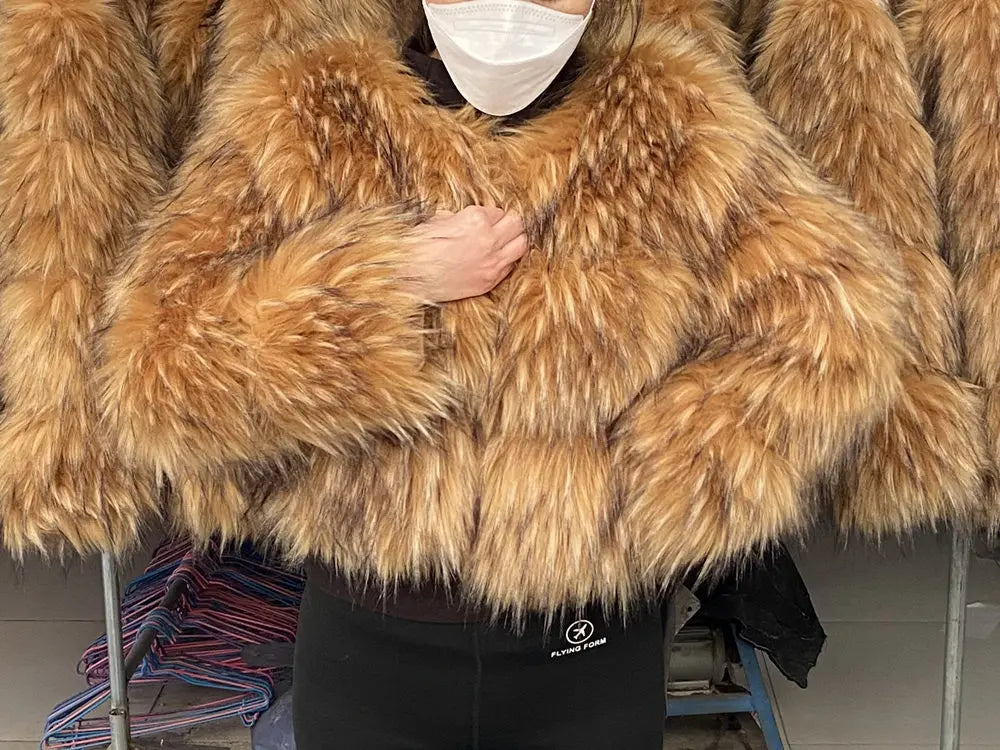 Premium Faux Fur Winter Coat