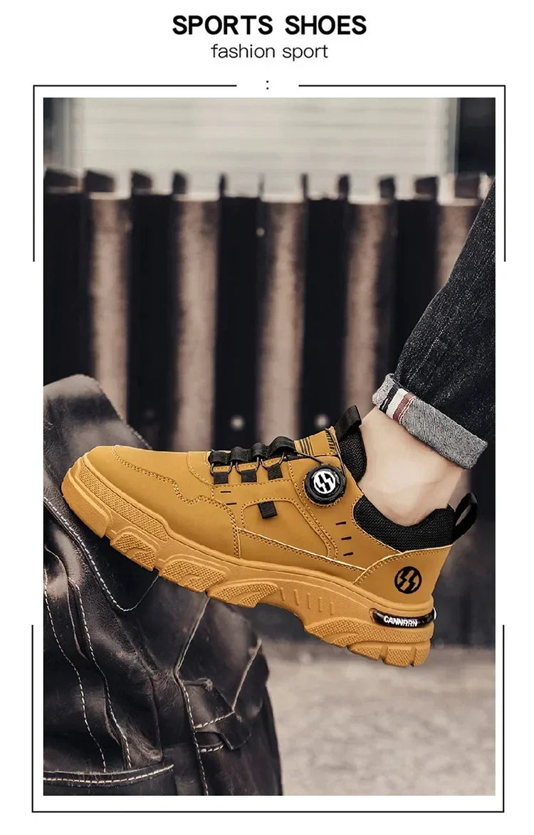 Men’s Autumn Leather Casual Sneakers