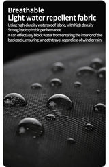 Fenruien Business Waterproof Backpacks USB Charging Men Backpack Fit 15.6 Inch Laptop Travel 35L Large Capacity Backpack