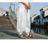 Men’s Ice Silk Dragon Jacquard Bloomers