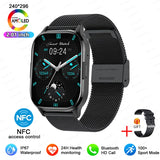 GUHUAVMI AMOLED Smartwatch – Bluetooth Call & Health Tracker