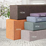 Linen Seat & Window Cushion with Zipper | Custom Sizes