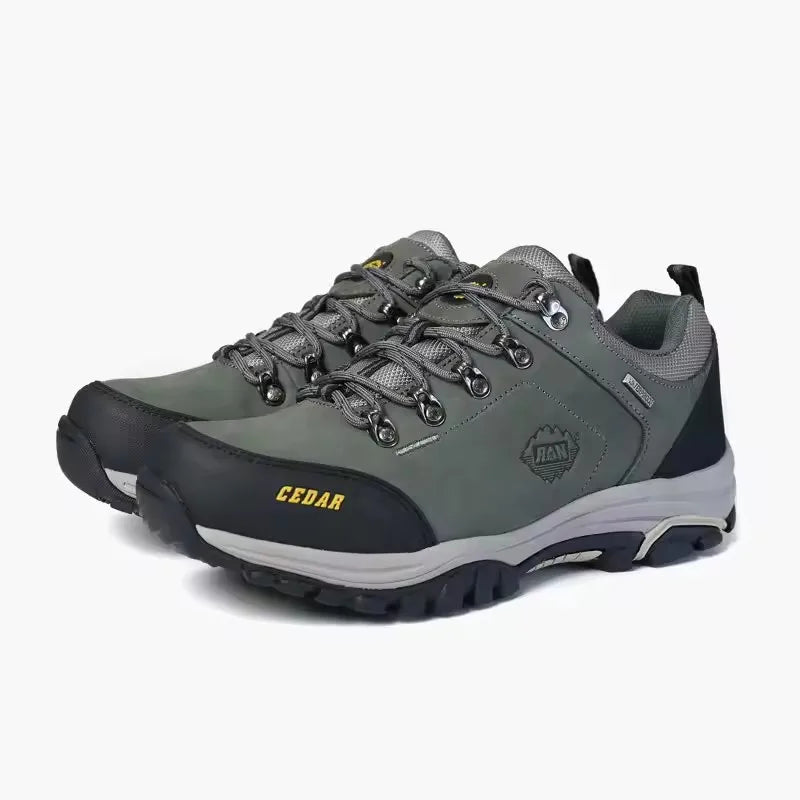 MERRTO Cowhide Outdoor Men Hiking Shoes Trekking Hunting women Tourism Mountain Breathable Climbing Sneakers Tactical boots