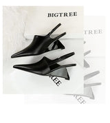 Designer Wedge Heel Sandals – Pointed Toe Women's Pumps
