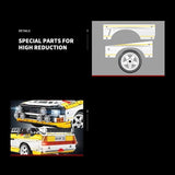 3887pcs Sport Quattro S1 Group B 1984 Building Blocks Technical Speed Racing Vehicle Cars Model Bricks Toys for Kids Adult Gifts