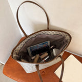 Large Capacity PU Leather Tote