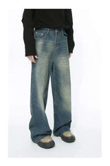 Men's Loose Straight-Leg Jeans