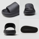 UTUNE Men’s Non-slip Slides Summer Indoor Slippers, Thick Sole Breathable Soft Sandals, Comfy Casual Home House Footwear