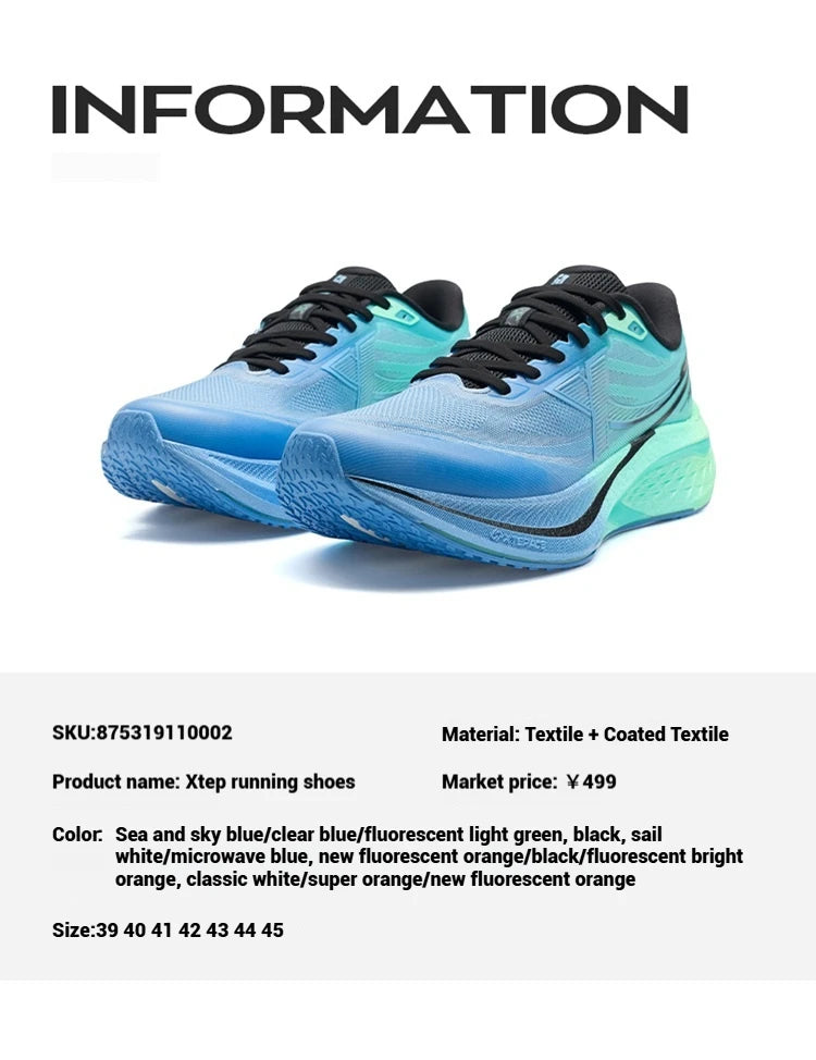 Xtep Five Speed 3.0 For Men 2025 Spring And Autumn Comfortable Casual Shoes Breathable Training Jogging Sneakers 875319110002