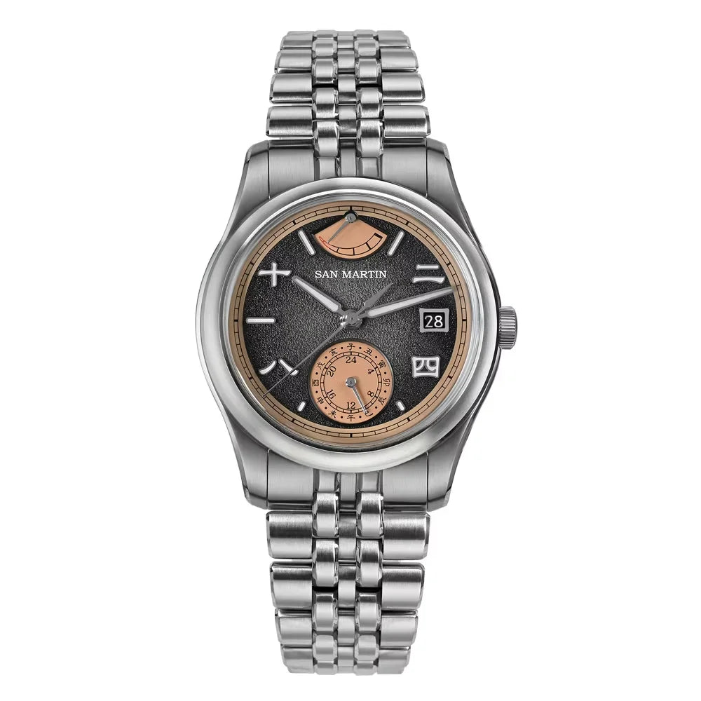 San Martin SN0144 39mm Power Reserve Automatic Watch