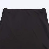 Willshela Lace Hem Pleated A-Line Midi Skirt