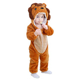 Plush Hooded Baby Winter Romper